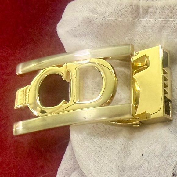 Vintage Oblique Monogram Belt Set with Gold & Silver CD Buckles - Picture 6 of 8